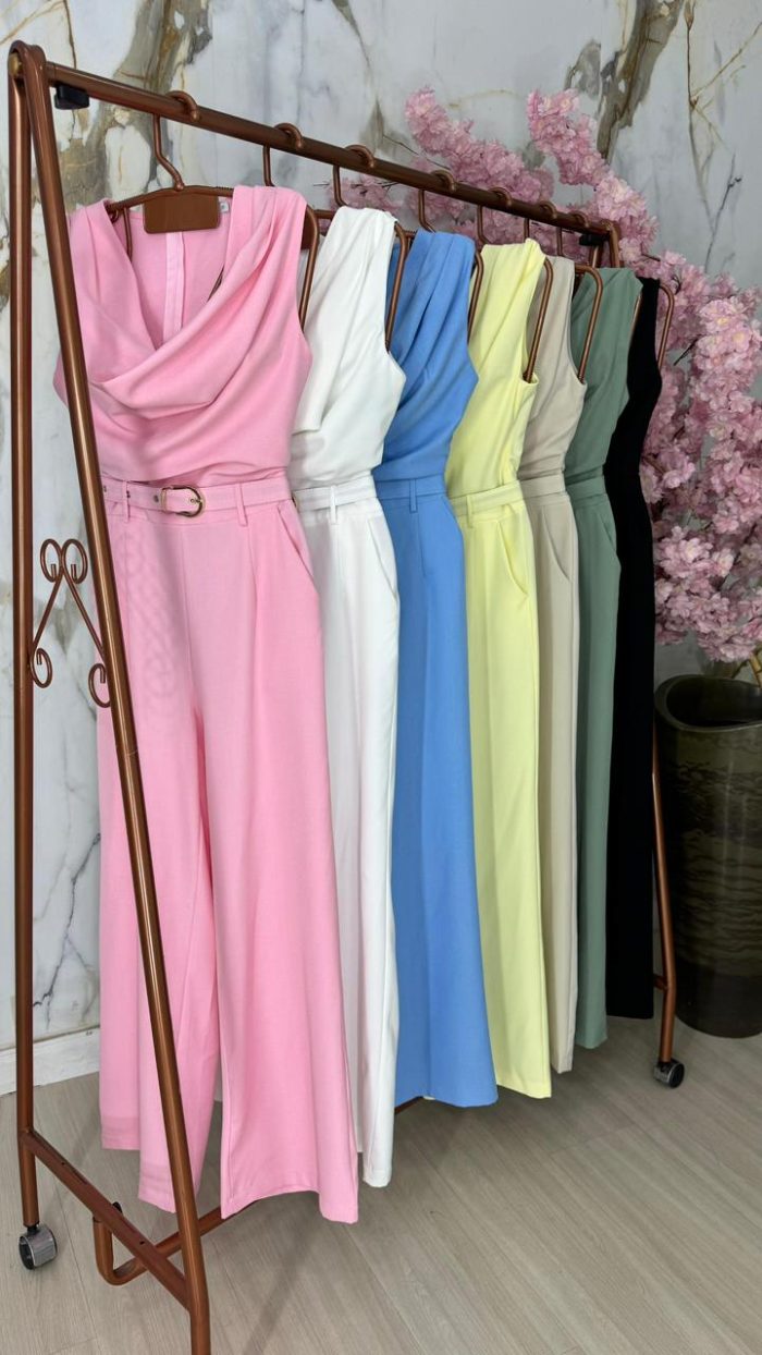 macacão longo aurora 🌺 ( acompanha cinto ) ref: mac117 tecido: alfaiataria premium macacão longo aurora 🌺 ( acompanha cinto ) ref: mac117 tecido: alfaiataria premium